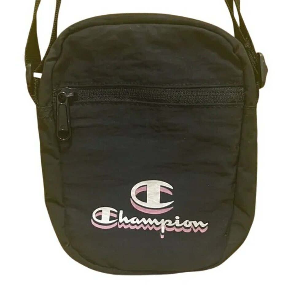 Champion Black Logo Nylon Crossbody - Picture 4 of 6